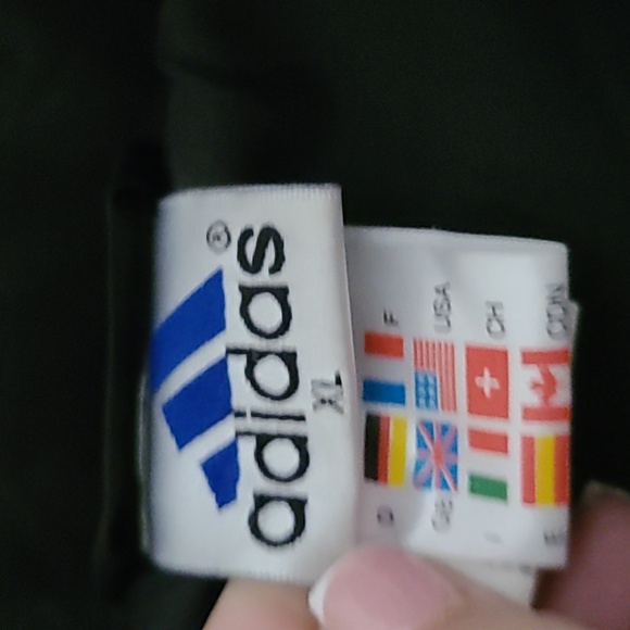 Adidas Womens Feather Down Filled Puffer Jacket Black Longline Mid Shin 90s Y2K - Picture 4 of 17